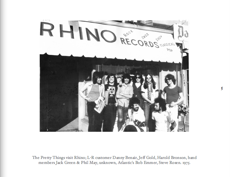 THE RHINO RECORDS STORE/Back In The Day
