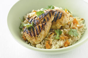 Moroccan honey chicken with couscous recipe | LEBANESE RECIPES