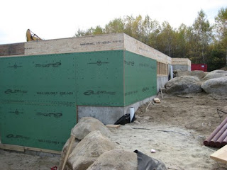 picture of ZIP system sheathing