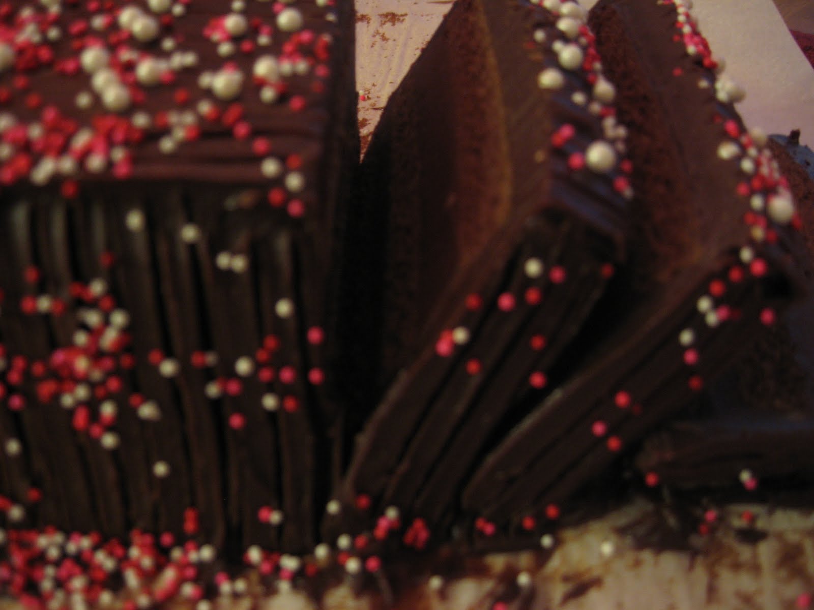 the monarch and the mrs kitchen Seventh Heaven Chocolate Truffle Cake