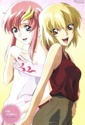 nice two girls in Gundam