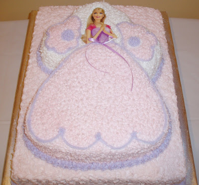 images of barbie cakes. The Barbie Cake is placed on a