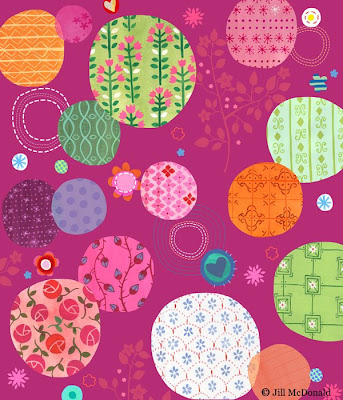 share the patterned dots