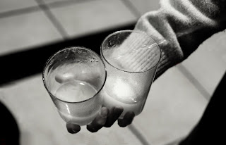 Glasses with Basque Cider