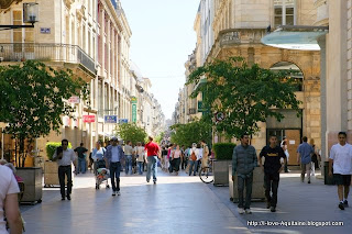 Shopping street Saint Cathérine in Bordeaux
