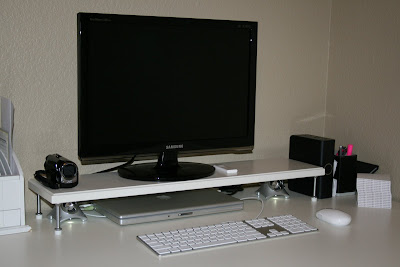 10cm Lift Desk Shelf Monitor Stand Ikea Hackers