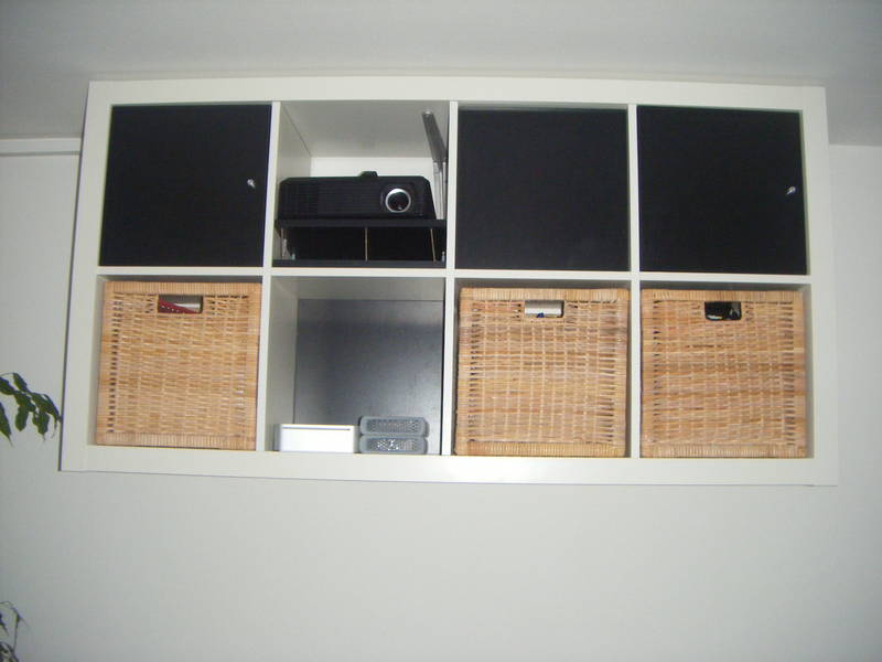 Video projector shelf IKEA Hackers IKEA Hackers