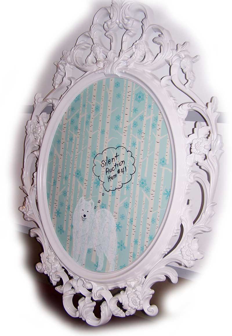 Ornate custom dry erase board IKEA Hackers IKEA Hackers