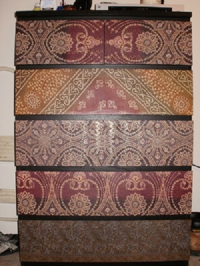 Bohemian south asian inspired MALM dressers IKEA Hackers IKEA Hackers