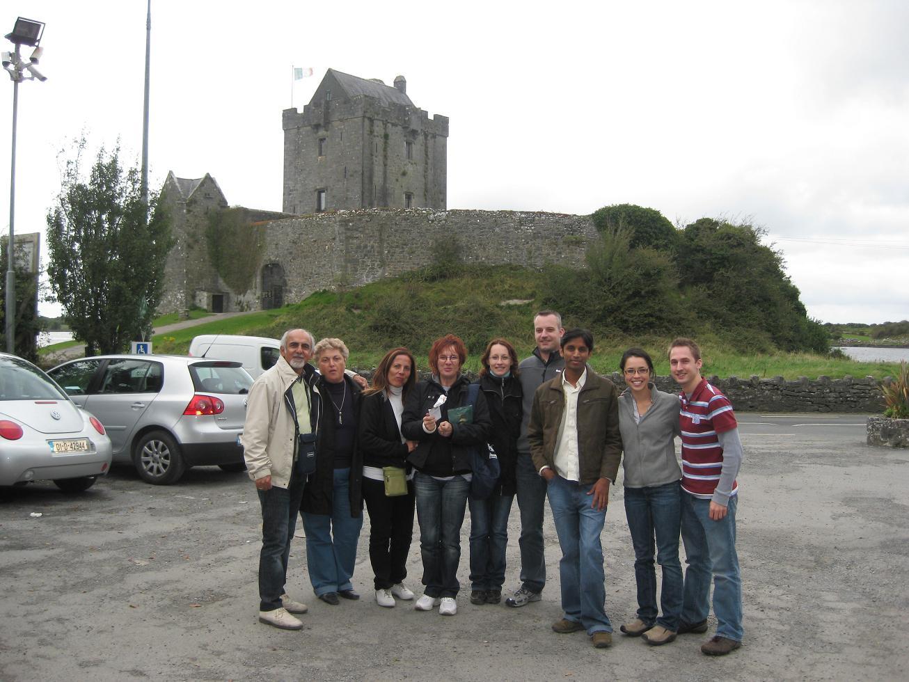 [IMG_3163+Tour+Group+at+Dunguaire+Castle.JPG]
