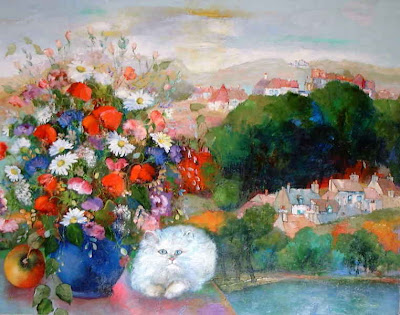 Still Life Painting by French Artist Maurille Prevost