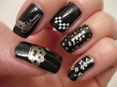  nail pictures, black nails 