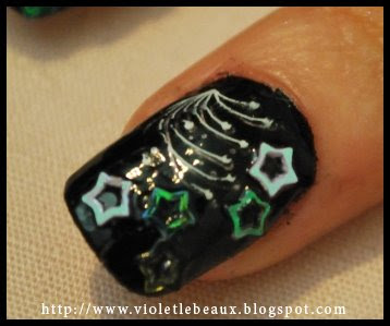 nail designs, cute nails,  star nail 