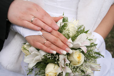 wedding nails, prom nails