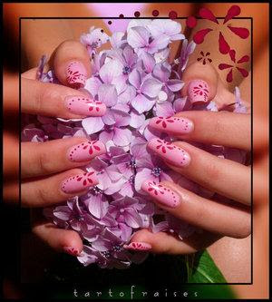 pink nails, nail designs