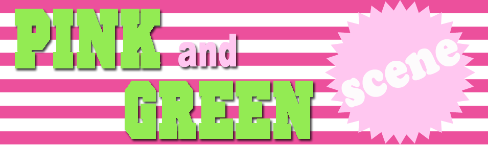 pink and green