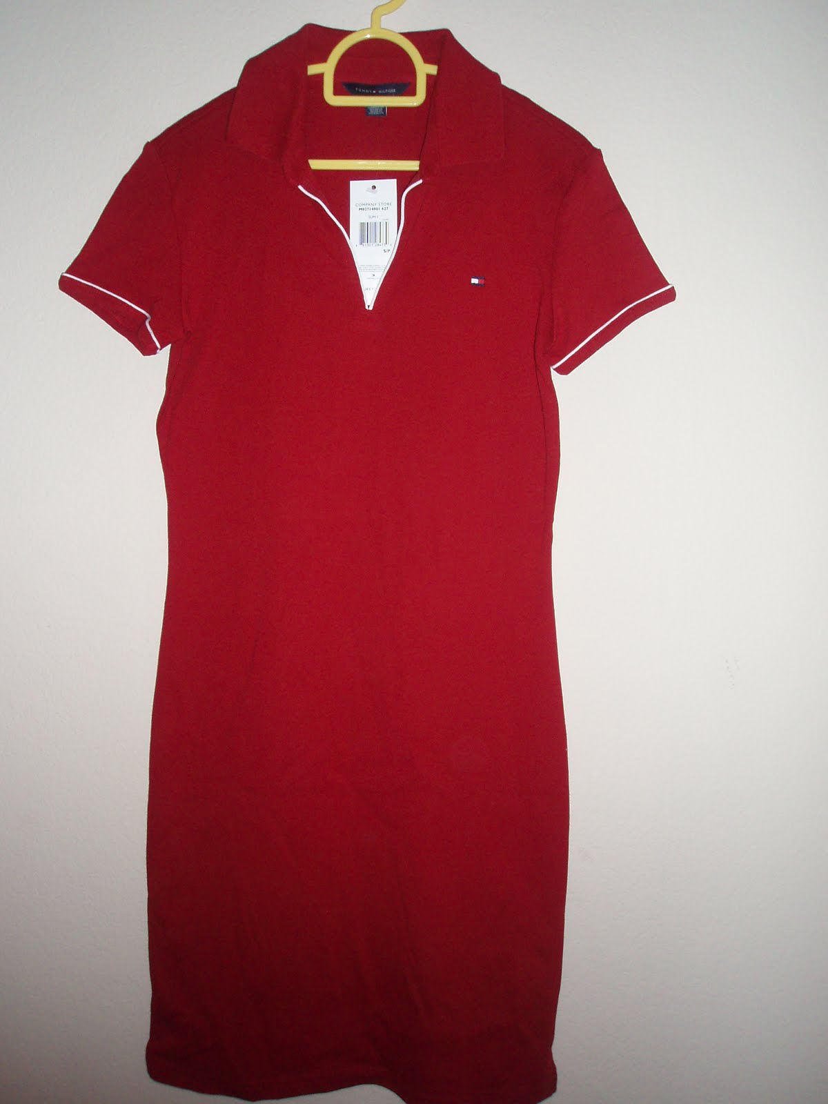 Red Polo Shirt Dress