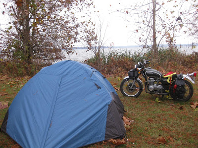 state park camground, tennesse, motorcycle, tent