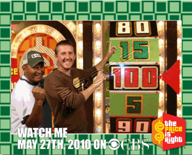 spinning the big wheel on the price is right spinning the big wheel on the price is right