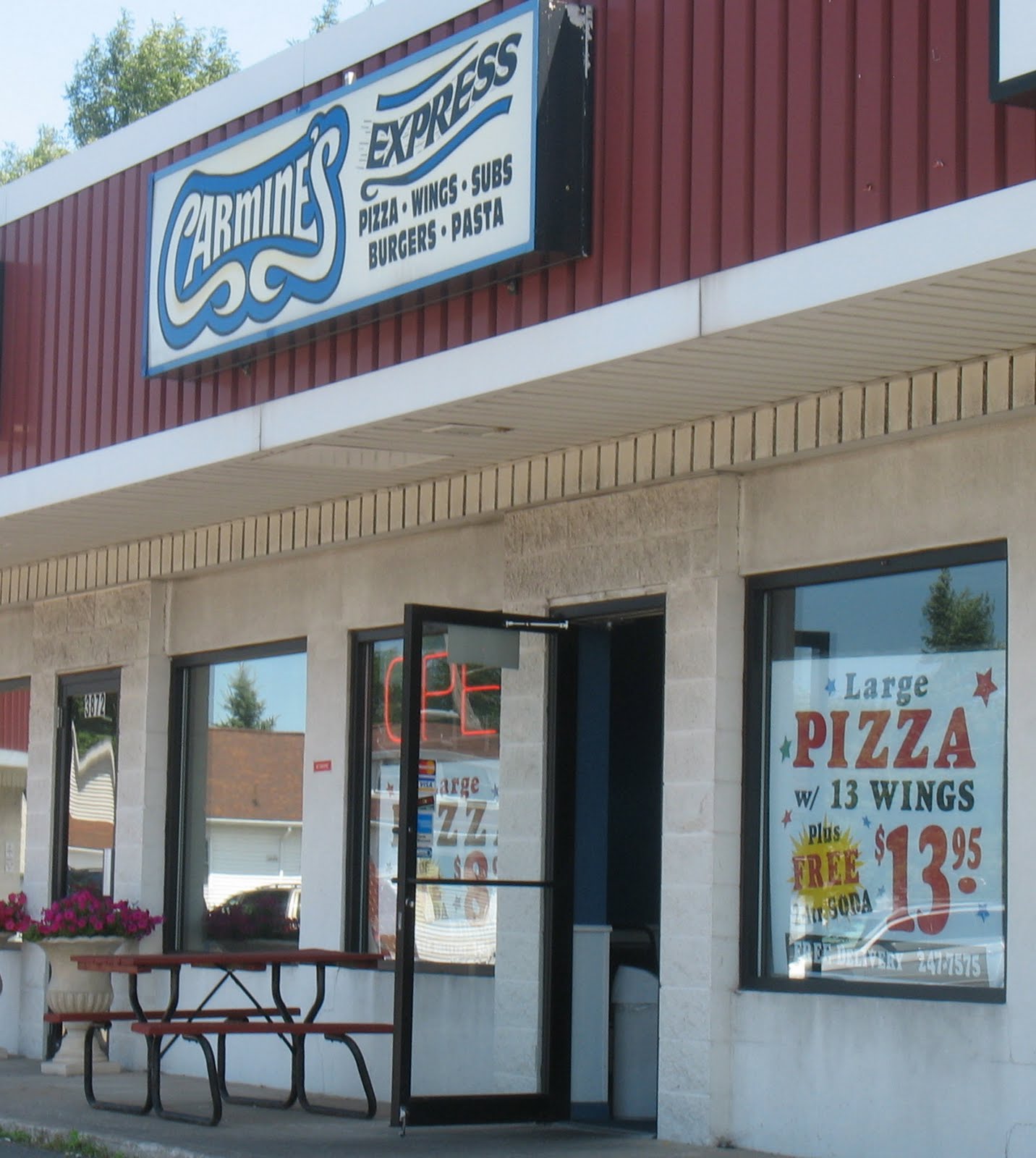 The Rochester NY Pizza Blog Carmine's Express, Elmgrove Road CLOSED