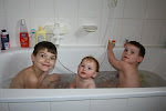 rub-a-dub-dub 3 kids in a tub!
