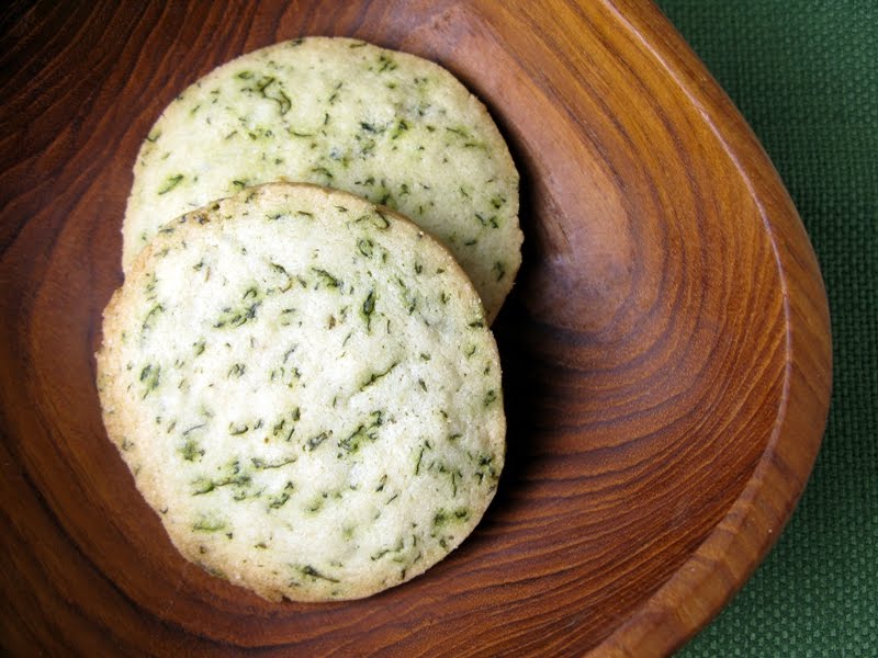 Kitchen Trial and Error cinnamon basil shortbread cookies