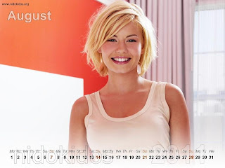 New Year 2011 Calendar, Elisha Cuthbert Desktop Wallpapers