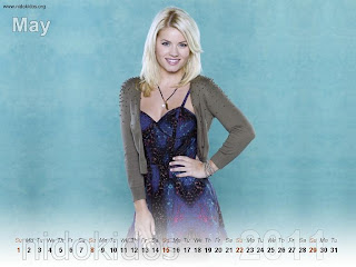 New Year 2011 Calendar, Elisha Cuthbert Desktop Wallpapers