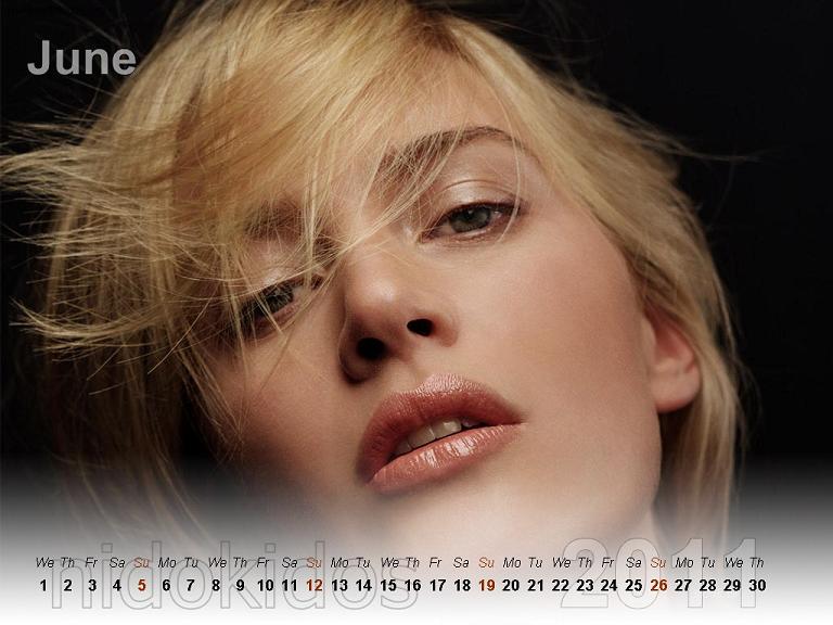 kate winslet 2011 pictures. Kate Winslet Desktop Calendar