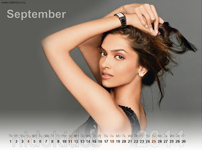 Free Calendar  2011 on Free New Year 2011 Calendar  Deepika Padukone Calendar 2011  Deepika