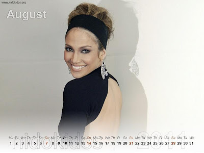 New Year 2011 Calendar, Jennifer Lopez Desktop Wallpapers