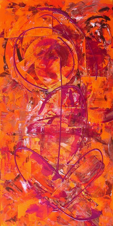 La veillée - 60 x 120 cm - 490 €