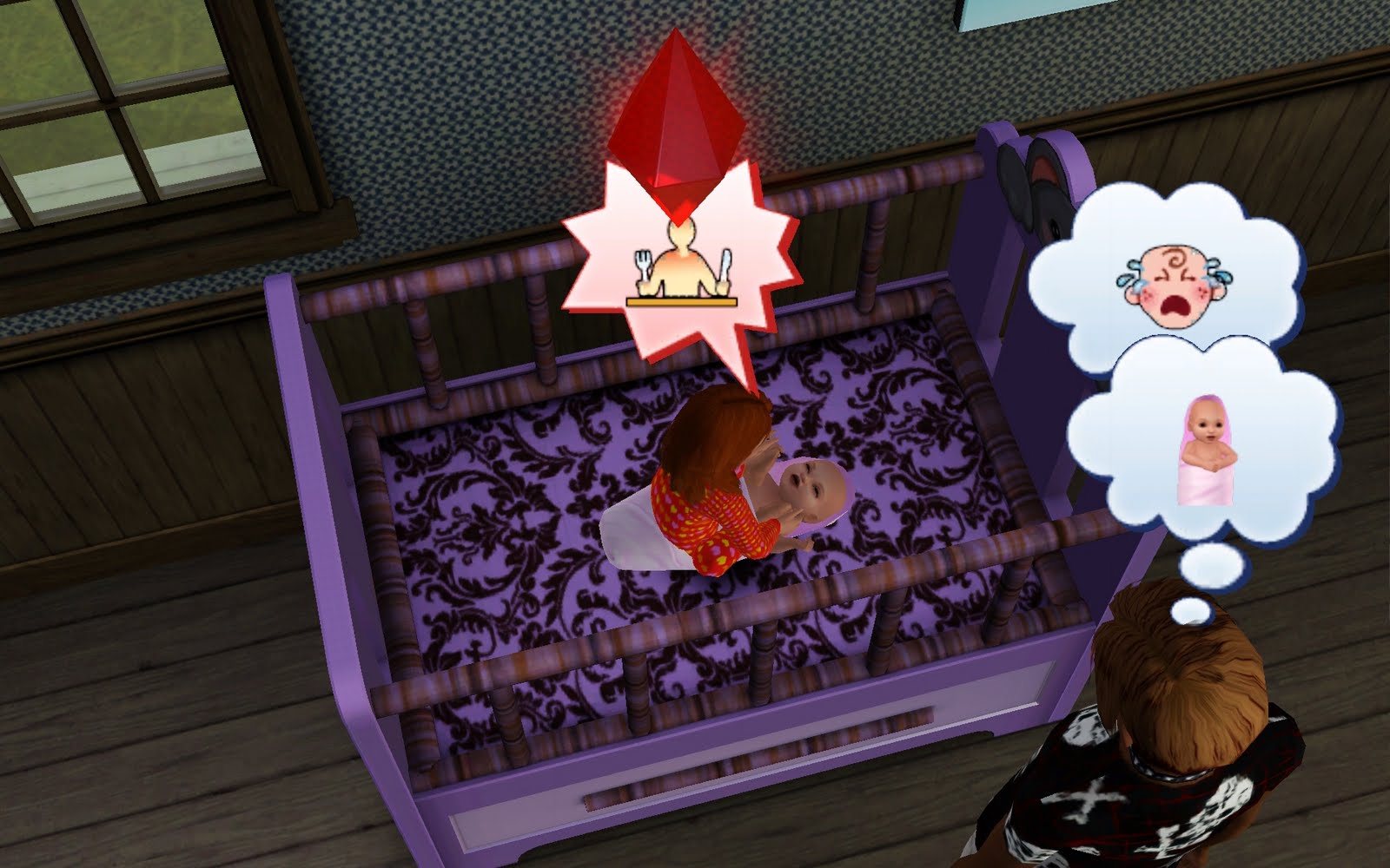 Summer Sunset Sims Baby Glitch