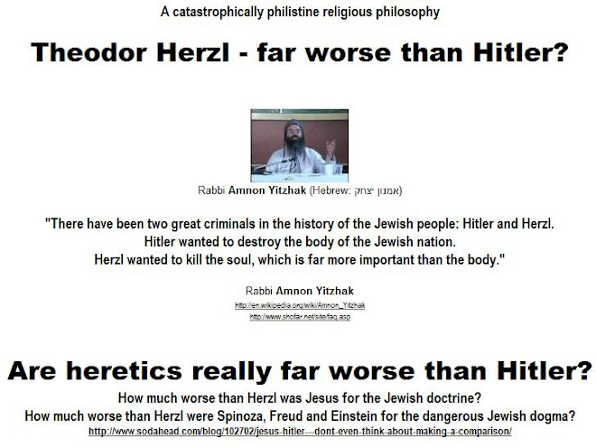 Heretics are far worse than Hitler?  they "kill the soul"?...