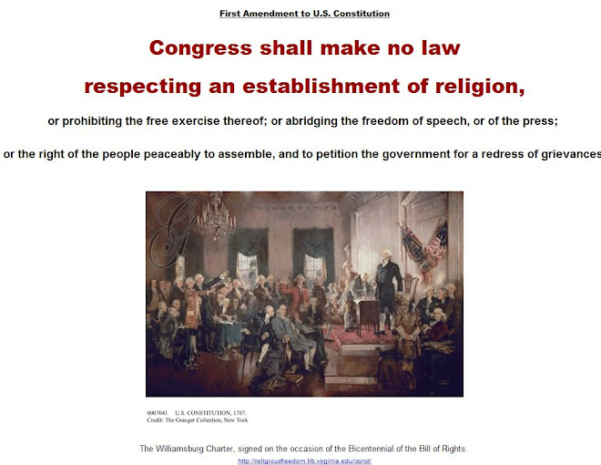 Congress shall make no law respecting an establishment of religion