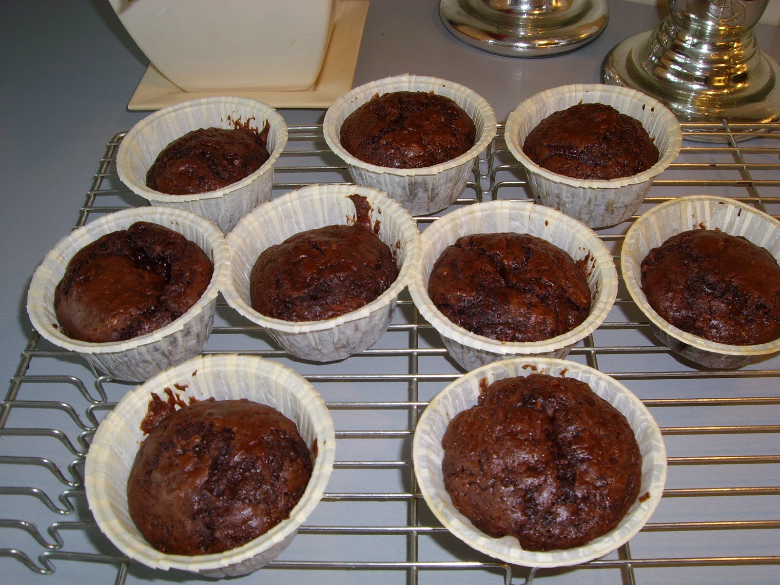 Bentes Matblogg Sjokolade muffins uten egg med gulrot