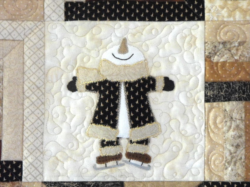 Crazy Creek Creations Snowman Applique Quilt
