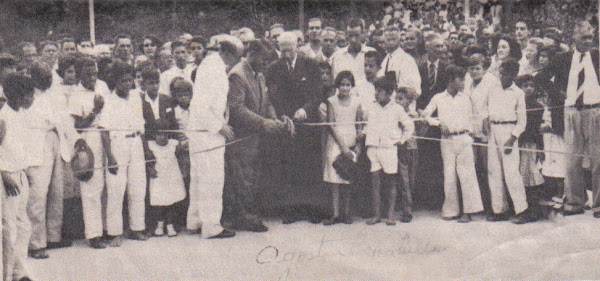 Inauguração de ponte na Rua dos Passos