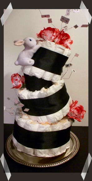 topsy turvy diaper cake