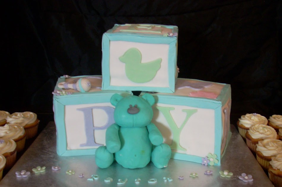 ZacO Cakes Baby Blocks Cake
