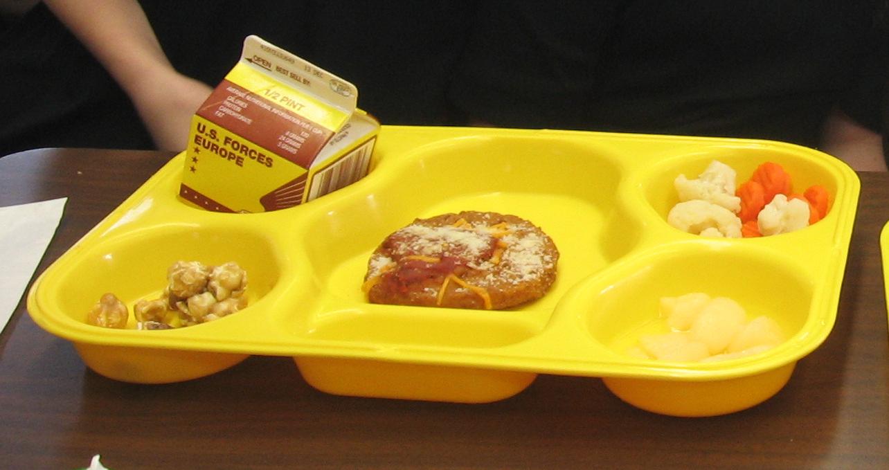 What's For School Lunch? School Lunch Chicken Patty and Caramel Corn