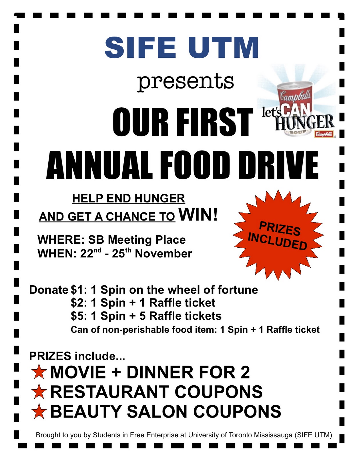 food drive template