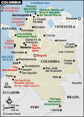 Mapa De Colombia Con Todos Sus Departamentos Y Ciudades