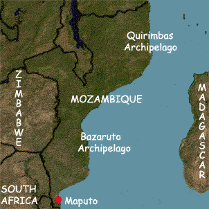 Mapa Mozambique