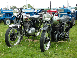 Vintage BSA motorcycles