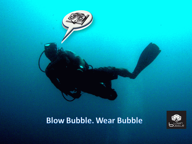 Blowin Bubble SCUBA T shirts, Apparel