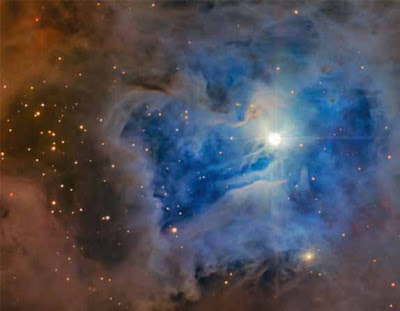 Nebulosa iris belleza universo