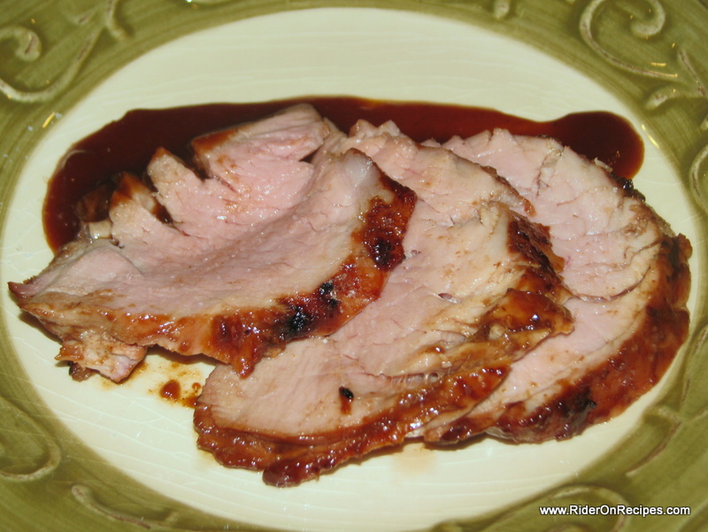 The Four Points Foodie Habanero Peach BBQ Pork Tenderloin