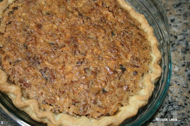 Micuta Casa Placinta Americana Cu Nuci I No Corn Syrup Pecan Pie I