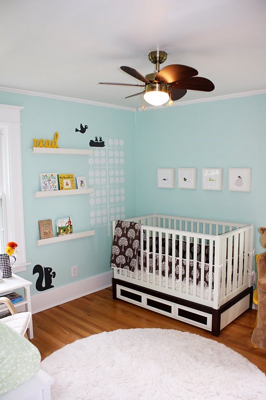 Floating Shelves Nursery